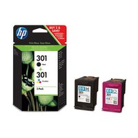 Atramentowe wkłady drukujące HP 301/301 Combo Pack (CR340EE) - Dwupak - ComboPack 301/301