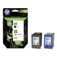 Atramentowe wkłady drukujące HP 21/22 (SD367AE)- Dwupak - Cobmo-Pack 21/22