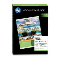 Kolorowe wkłady atramentowe HP 940XL + Papier fotograficzny (CG898AE) - HP 940XL Value Pack